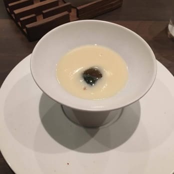 Benu - Thousand year old quail egg, ginger potage - Asian Fusion Near Me - San Francisco, California