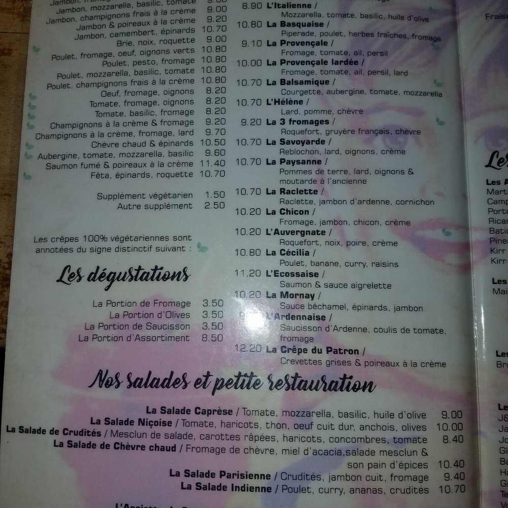 La Maison des Crêpes - Menu - Creperies Near Me - Brussel, BRU La Maison des Crêpes - Menu - Creperies Near Me - Brussel, BRU