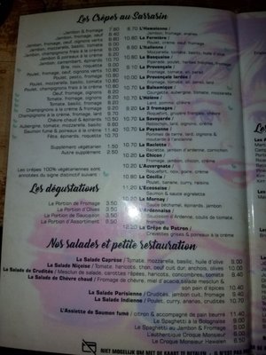Menu photo 2 La Maison des Crêpes Brussel, BRU Menu photo 2 La Maison des Crêpes Brussel, BRU