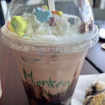 Monkey Dog Coffee - The special for the month of March is called monkey charm - Coffee & Tea Near Me - Clovis, California