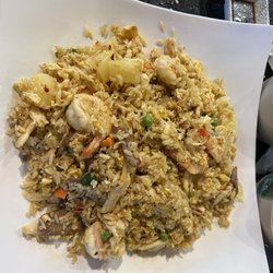 Ichiban - Pineapple Fried Rice with combo meat plate