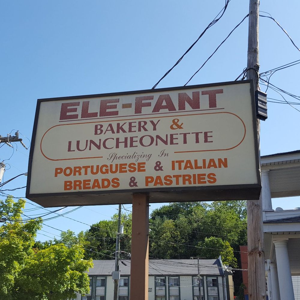 Elefant Bakery - When you see this sign, look left for the little building. - Bakeries Near Me - Danbury, Connecticut