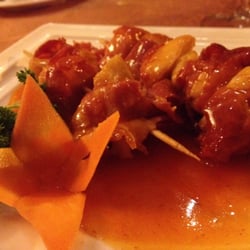 China Garden - Smoked chicken satay starter