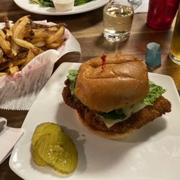 Fried Chicken Sandwich and a side of Fries (small) Fried Chicken Sandwich and a side of Fries (small)