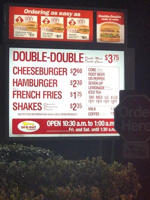 Menu photo 6 In-N-Out Burger Newbury Park, CA