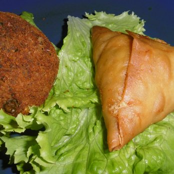 Kabobeesh - Veggie cutlet and chicken samosa - Indian Near Me - Philadelphia, Pennsylvania