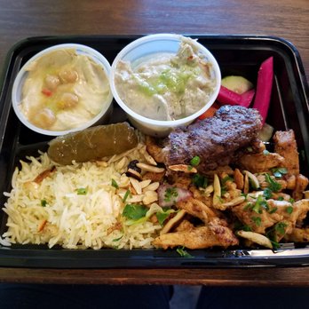 Pita Shack - Chicken Shawarma plate with a little extra goodness - Mediterranean Near Me - Pflugerville, Texas Pita Shack - Chicken Shawarma plate with a little extra goodness - Mediterranean Near Me - Pflugerville, Texas