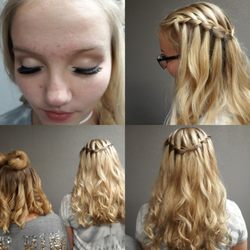 Simply Sassy Styles - Homecoming hair and eye make up.