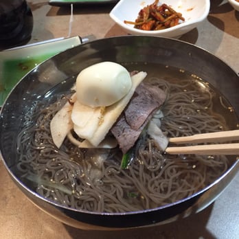 Eden Korean Restaurant - Naeng myun: cold buckwheat noodle soup, classic summer noodles - Korean Near Me - Cherry Hill, New Jersey Eden Korean Restaurant - Naeng myun: cold buckwheat noodle soup, classic summer noodles - Korean Near Me - Cherry Hill, New Jersey