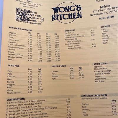 WONGS KITCHEN Updated May 2025 14 Photos 50 Reviews 125 Silver L 