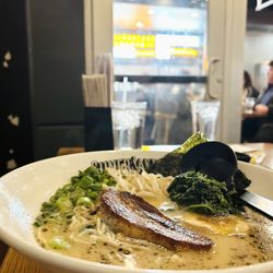 Classic Ramen with a thick slice of pork.