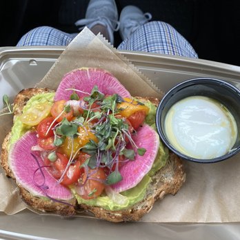 Toastique - Avocado Smash Toast with Egg - Juice Bars & Smoothies Near Me - Alexandria, Virginia