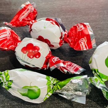 Ocean Seafood - a group of candy wrapped in wrappers - Seafood Near Me - Lindenhurst, Illinois