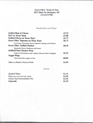 Menu photo 5 Sweet Vibes Onekama, MI Menu photo 5 Sweet Vibes Onekama, MI