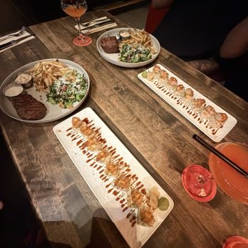 Cactus Club Cafe - STEAK FRITES & PRAWN CRUNCH - Canadian (New) Near Me - Edmonton, Alberta