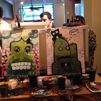 Splash Studio - Same class, two very unique results! - Team Building Activities Near Me - Milwaukee, Wisconsin