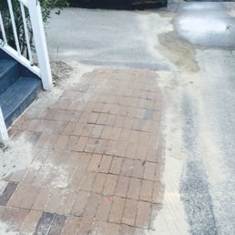 What was left after working, and not cleaned up.