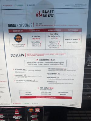 Menu photo 1 Blast & Brew Pismo Beach, CA
