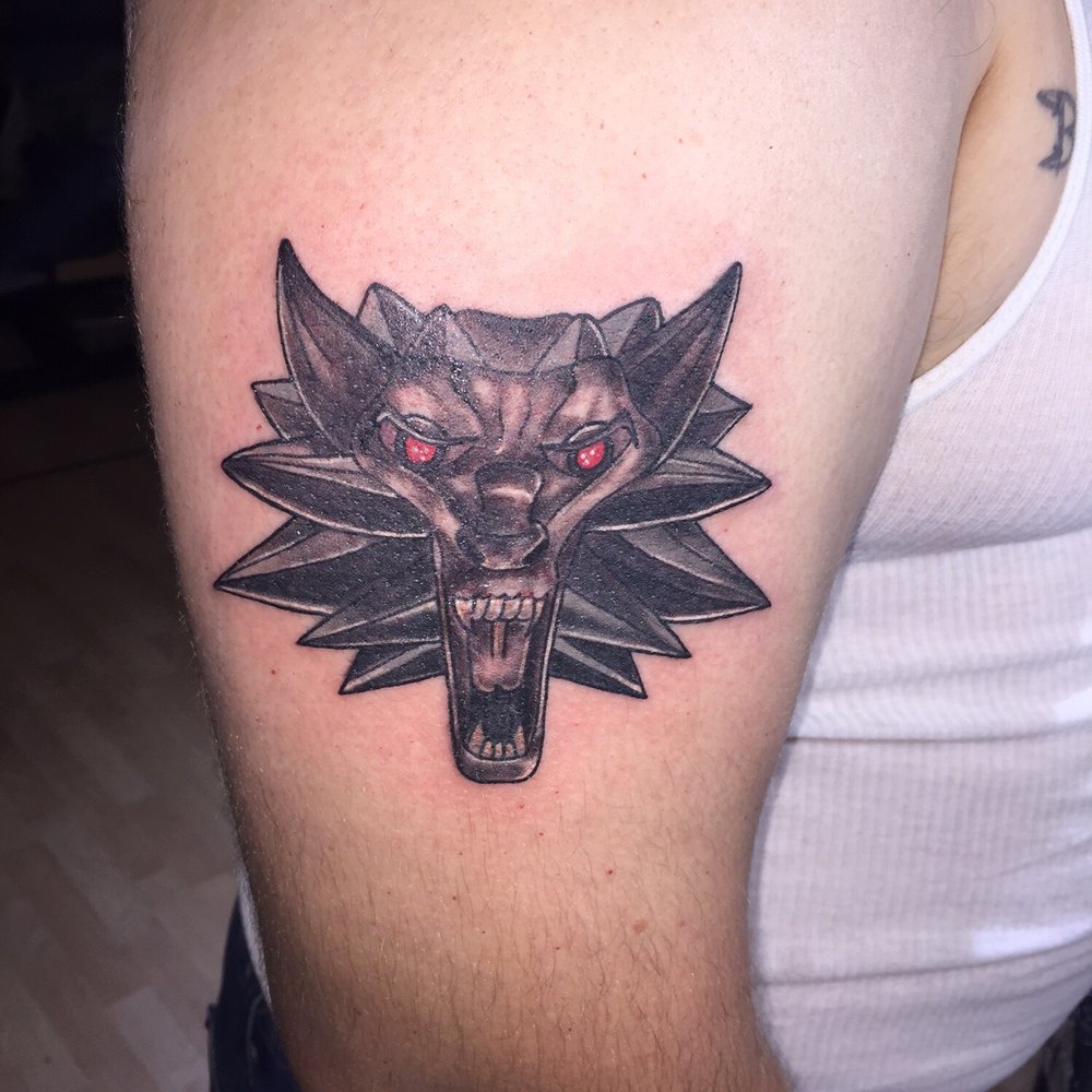 Breaking Ink - The School of the Wolf. From the Witcher series - Tattoo Near Me - Hillsboro, Oregon Breaking Ink - The School of the Wolf. From the Witcher series - Tattoo Near Me - Hillsboro, Oregon