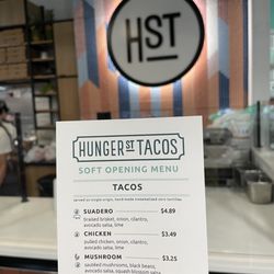 Hunger Street Tacos - Soft opening