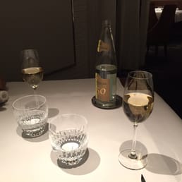 Champaign and sparkling water