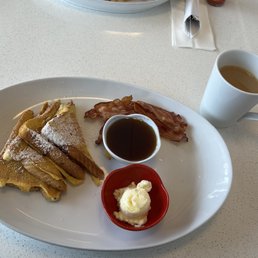 Cinnamon French Toast Combo with coffee