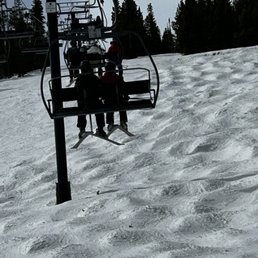 The ski lift The ski lift