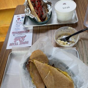 Home Team Deli - Cubano and Italian Beef sandwiches with a potato salad. - Delis Near Me - Denver, Colorado Home Team Deli - Cubano and Italian Beef sandwiches with a potato salad. - Delis Near Me - Denver, Colorado