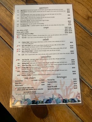 Menu photo 4 Thai Bay Restaurant Lincoln City, OR