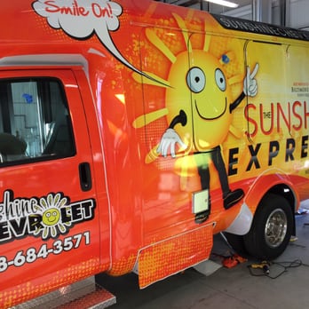 Sunshine Chevrolet - Sunshine Express makes hourly trips to Biltmore Park Town Square for our customer's convenience while their vehicle is in service! - Car Dealers Near Me - Arden, North Carolina Sunshine Chevrolet - Sunshine Express makes hourly trips to Biltmore Park Town Square for our customer's convenience while their vehicle is in service! - Car Dealers Near Me - Arden, North Carolina