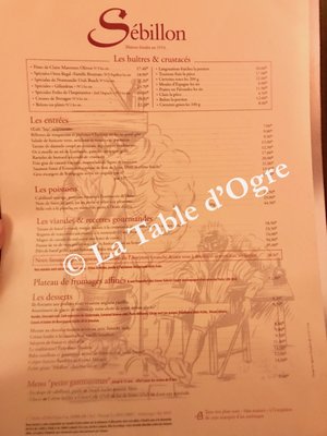 Menu photo 3 Sébillon Neuilly Sur Seine, 92 Menu photo 3 Sébillon Neuilly Sur Seine, 92