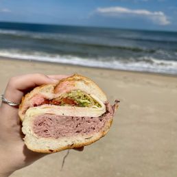 The American (left off the horseradish mayo)