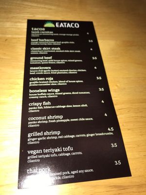 Menu photo 2 EATACO Northbrook, IL