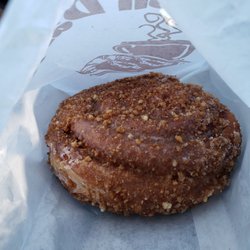 Jolly Donuts - Big Cinnamon roll covered in brown sugar crumbles $2