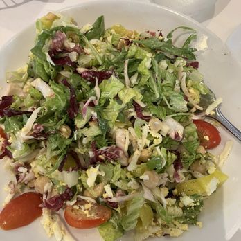 Trattoria Amici - Amici Salad with more chickpeas instead of salami - Italian Near Me - Glendale, California Trattoria Amici - Amici Salad with more chickpeas instead of salami - Italian Near Me - Glendale, California