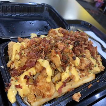 Mr Fries Man - Fried Chicken Bacon Parmesan fries - Fast Food Near Me - Whittier, California Mr Fries Man - Fried Chicken Bacon Parmesan fries - Fast Food Near Me - Whittier, California
