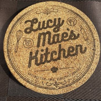 Lucy Mae’s Kitchen - Lovely cork cup plate mat - Soul Food Near Me - San Diego, California