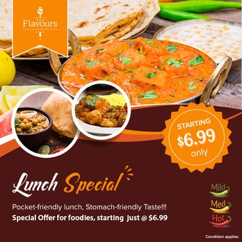 The Flavours Classic Indian Cusine - MUNCH YOUR LUNCH WITHOUT WORRYING FOR THE BILL.. - Indian Near Me - Mississauga, Ontario The Flavours Classic Indian Cusine - MUNCH YOUR LUNCH WITHOUT WORRYING FOR THE BILL.. - Indian Near Me - Mississauga, Ontario