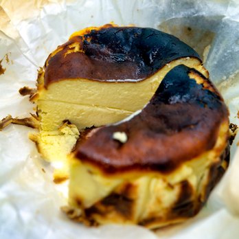 Bbang Lab - Mini Basque Cheesecake: $6.75. Overcooked. - Desserts Near Me - Flushing, New York