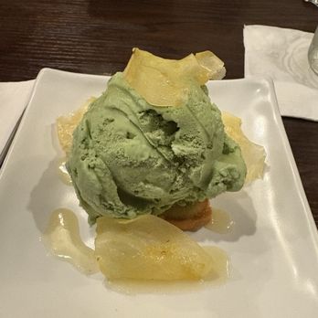 Kaiba - Green tea ice cream. I ate so fast that I forgot to take pictures of my main order - Sushi Bars Near Me - La Verne, California