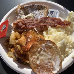 Big Breakfast #2 with egg whites, split