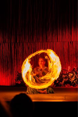 Myths of Maui luau by null