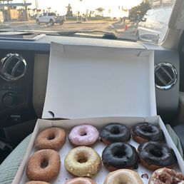 A dozen donuts, multiple kinds of A dozen donuts, multiple kinds of