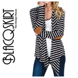 Blacqskirt - Elbow Cardigan. $35 Available in PLUS Sizes only.