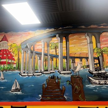 Elena's Taco Shop - Coronado mural inside - Mexican Near Me - Memphis, Tennessee