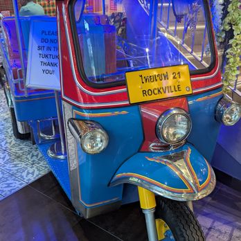 Thai Chef - Rockville - The Taxi Car inside - Thai Near Me - Rockville, Maryland