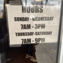 Their hours