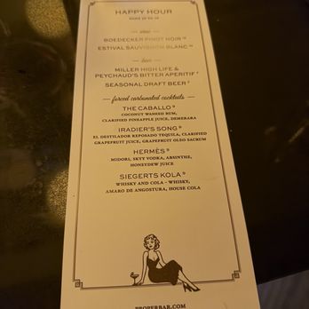 Proper Bar - Happy hour - Bars Near Me - Washington, DC, District of Columbia