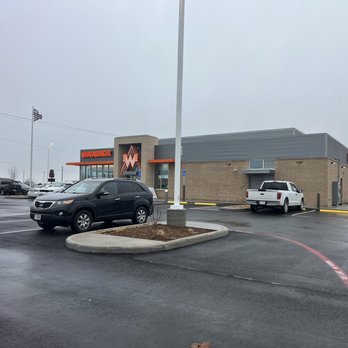 Whataburger - a parking lot with cars parked in it - Burgers Near Me - Republic, Missouri