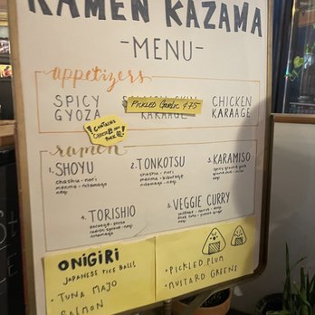 Ramen Kazama - Menu - Ramen Near Me - Minneapolis, Minnesota Ramen Kazama - Menu - Ramen Near Me - Minneapolis, Minnesota